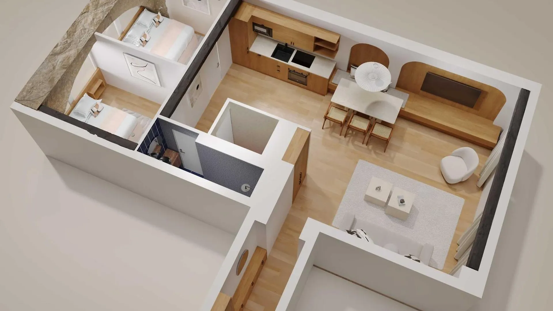 Refurbished - 2br-6p - Chatelet 파리